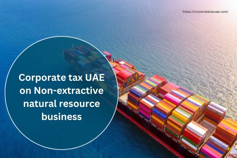 Corporate tax UAE on Non-extractive natural resource business