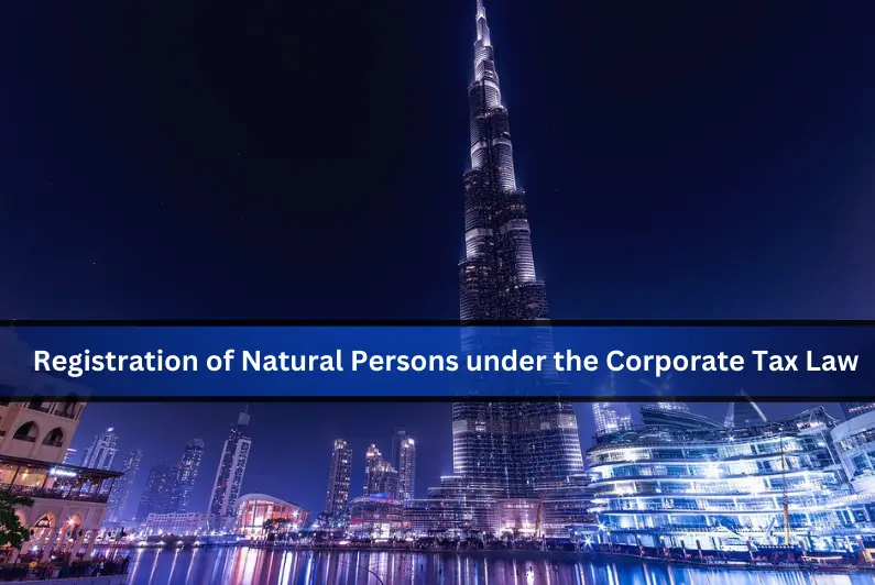 Registration of natural person
